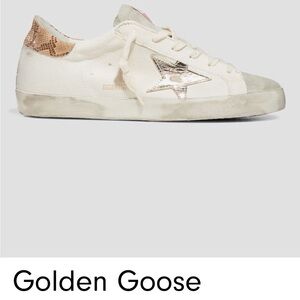 ❌❌ SOLD!!! Authentic NWOT - Golden Goose Cream and Gold Sneakers
